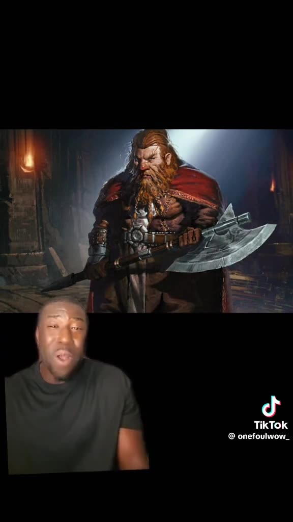 THE DWARVES WAS THE RACE OF ADVANCED FIERCE WARRIORS
