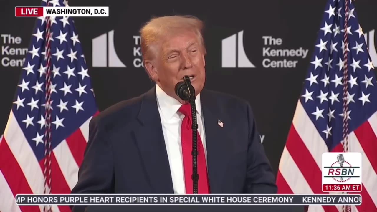 Well honor Trump: President vows to make himself Kennedy Center honoree next year