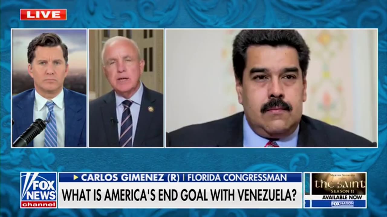 Will Cain Asks Carlos Gimenez How Eliminating Nicolas Maduro Serves America First Interests
