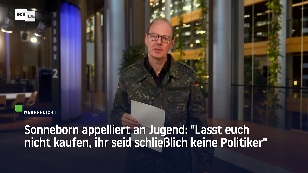 Sonneborn appelliert an Jugend: Lasst euch nicht kaufen, ihr seid schließlich keine Politiker