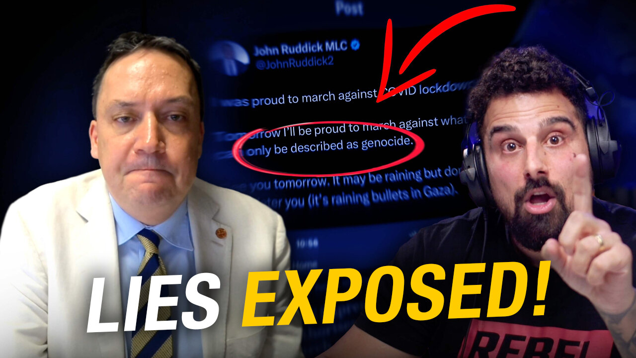 Avi Yemini DESTROYS politician who cant define the GENOCIDE he protested against