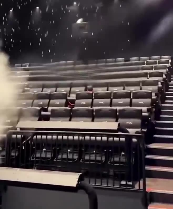 A look into a 4DX theater🤩 that turns a movie into a full-body experience