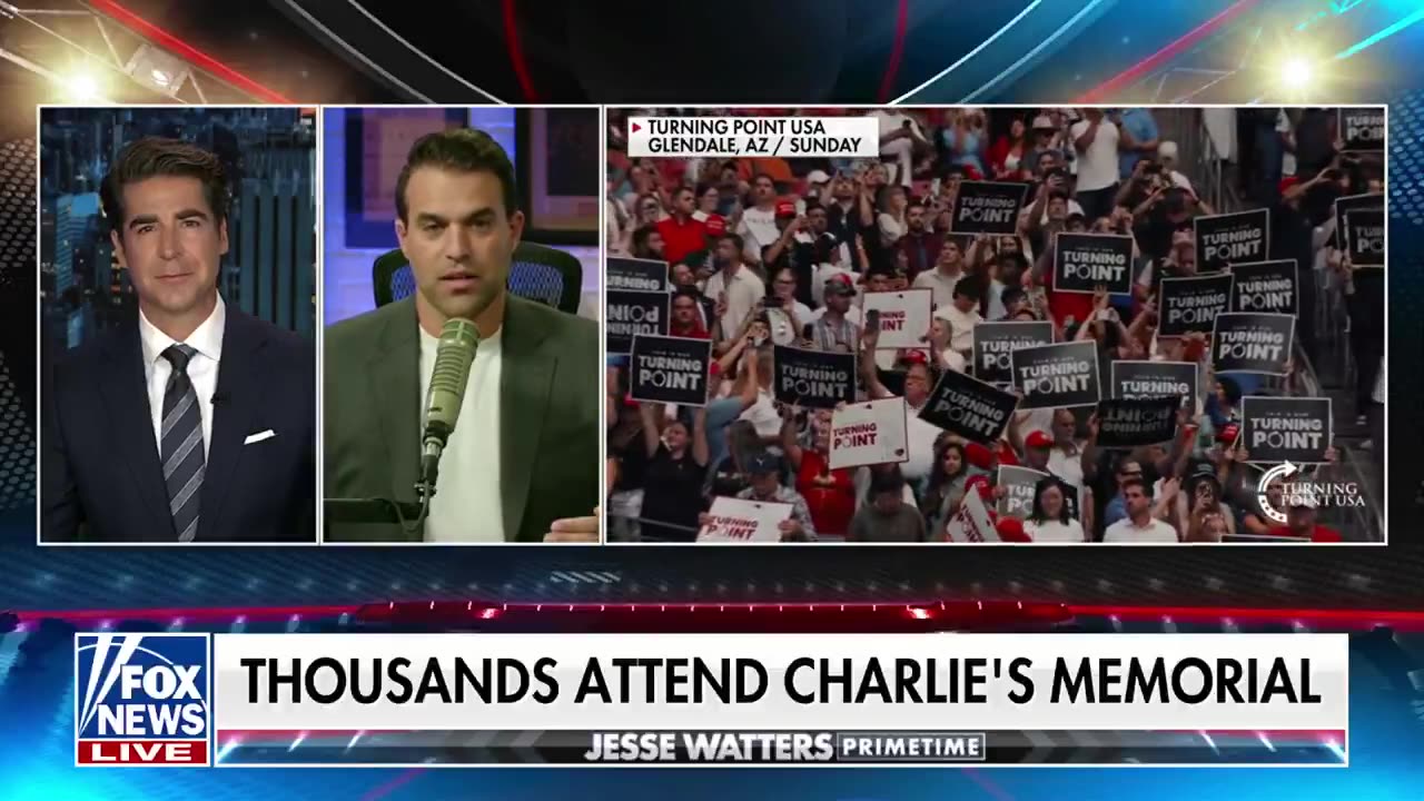 TP USAs Andrew Kolvet: 277 THOUSAND PEOPLE showed up to Charlie Kirk’s memorial in Arizona