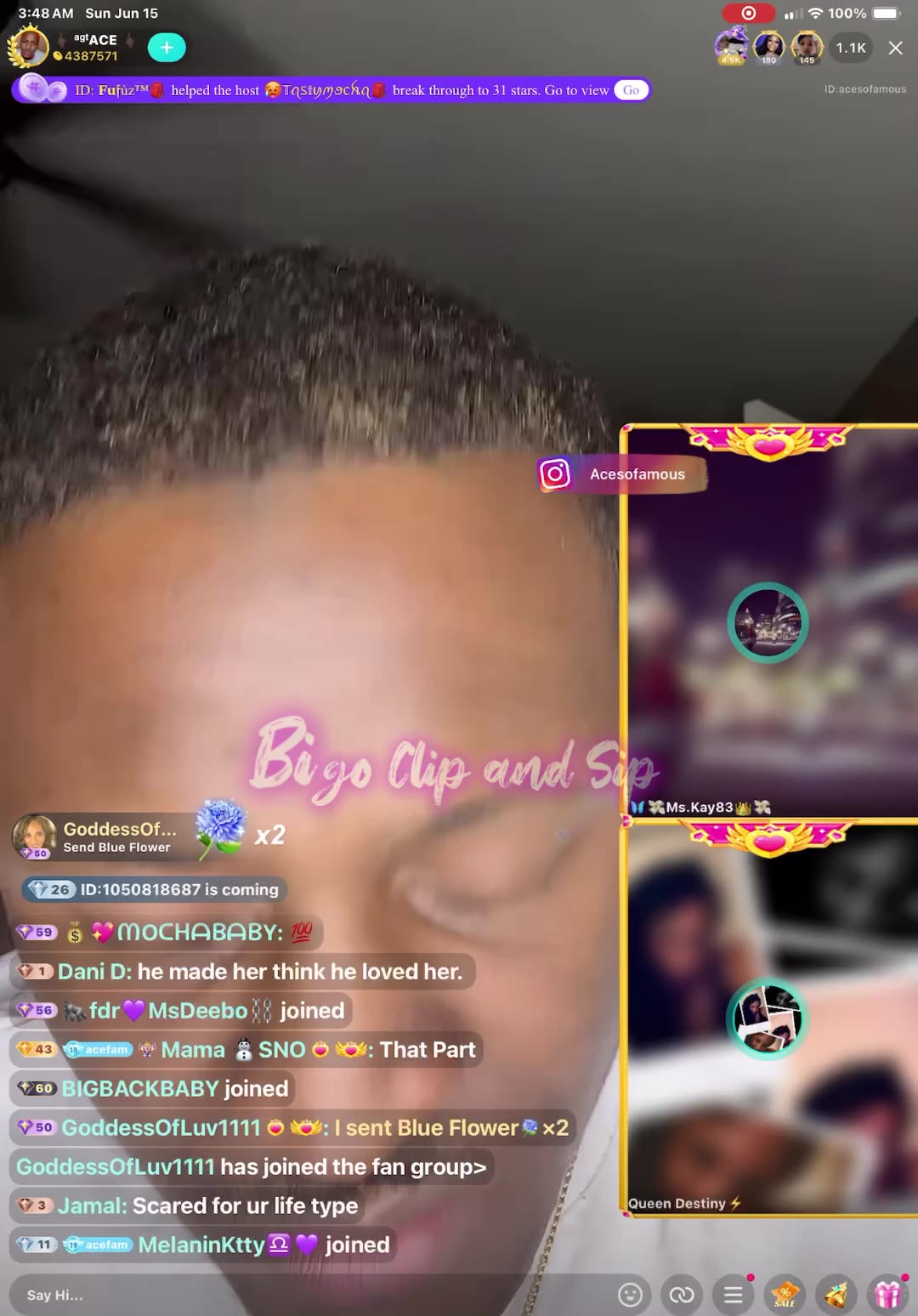 Ace talks to Barbie about her n LateNights relationship n breakup 6/15/25 #bigoclipandsip
