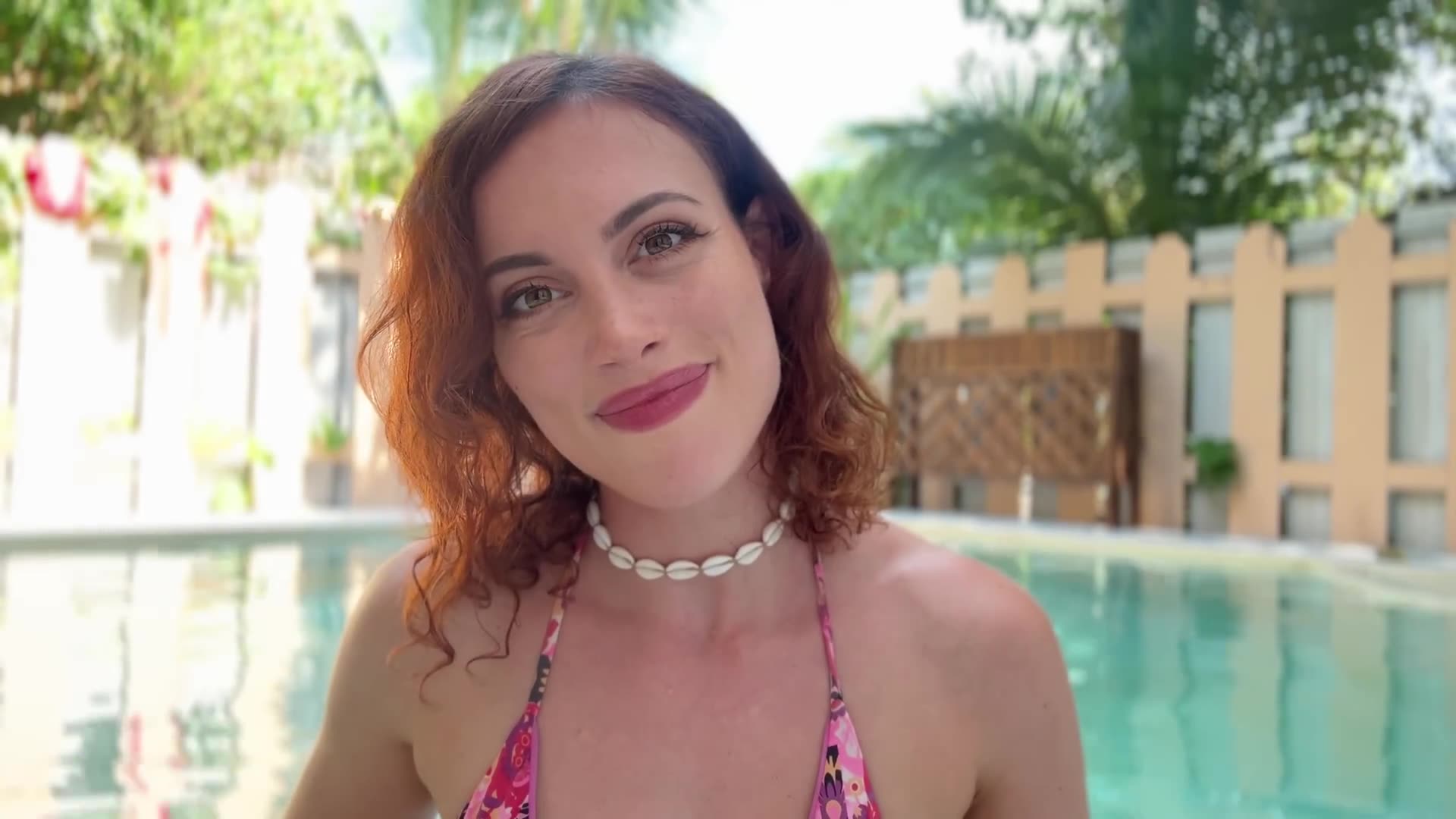 ASMR Girlfriend Roleplay by the Pool Relax with Me to Sleep