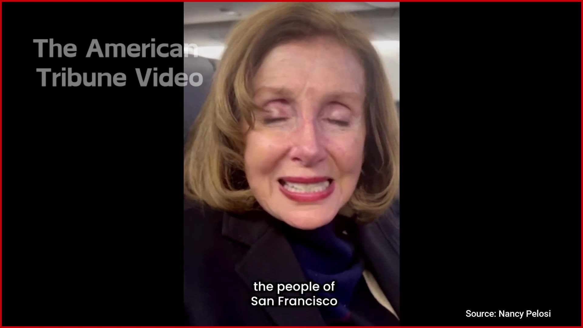 Unable To Open Her Eyes: Nancy Pelosi Accused Of Being On Something In Selfie Video