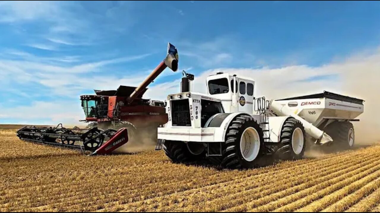 Lets GO! MONSTER BIG BUD! Fire That PTO Up! Time To Chase Combines!