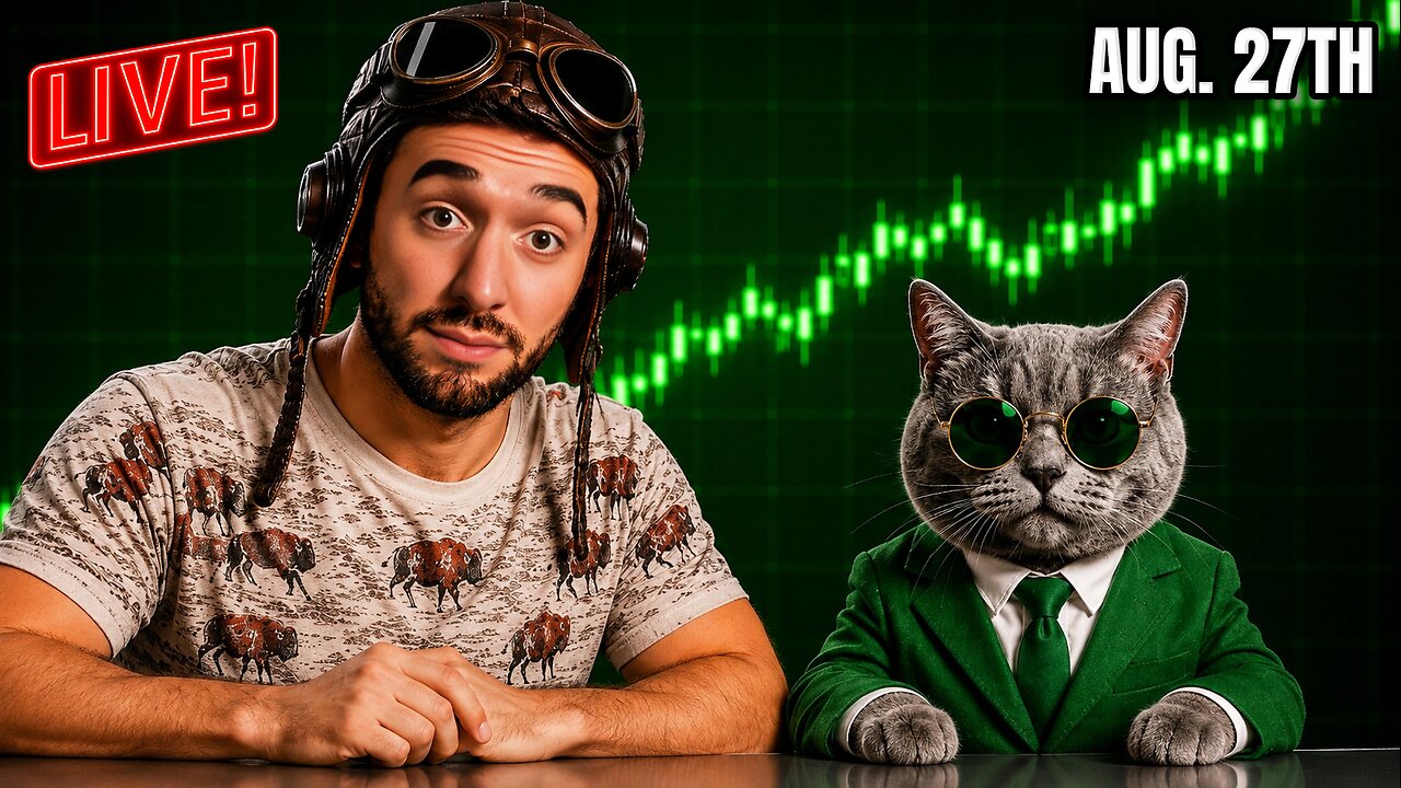 STOCK MARKET OPEN: Live Day Trading w/ MK (Aug. 27th) thumbnail