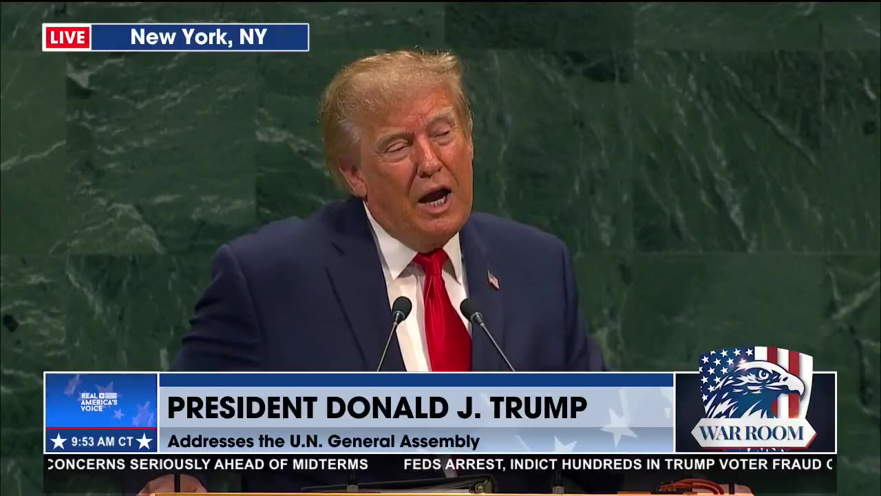 CUBAN DELEGATION WALKS OUT AS PRESIDENT TRUMP DECLARES: “FREEDOM WILL BE COMING TO CUBA” thumbnail