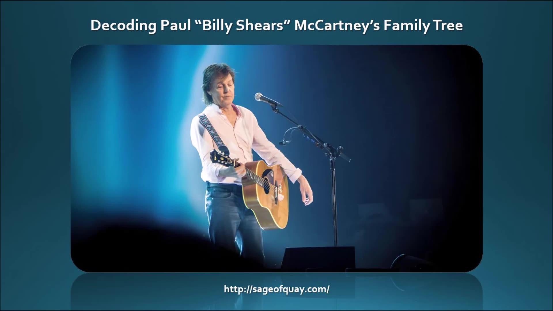 Decoding Paul Billy Shears McCartneys Family Tree