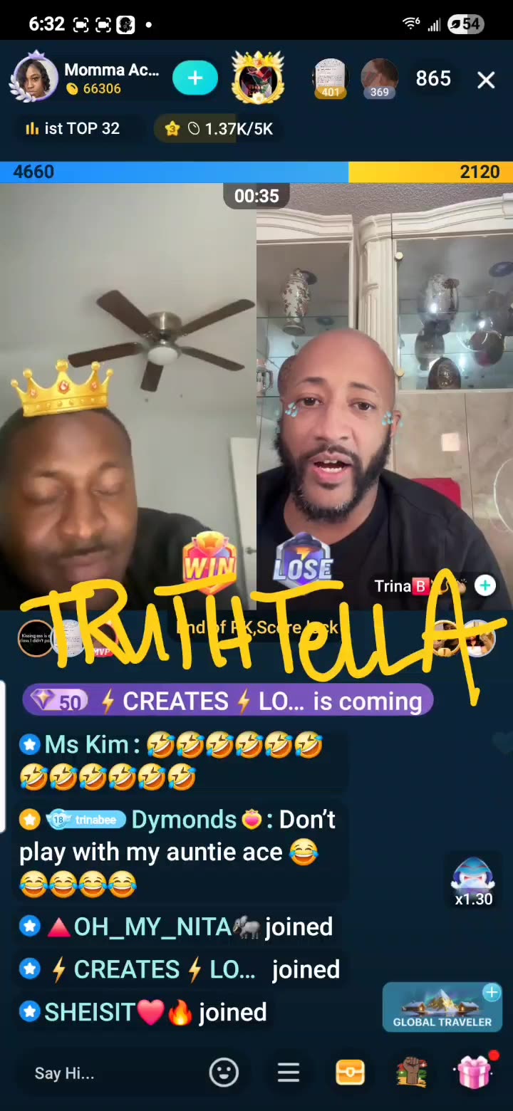 ACE VISITS HIS MOM & GOES LIVE FROM HER PHONE PT. 2 LINES TRINA B