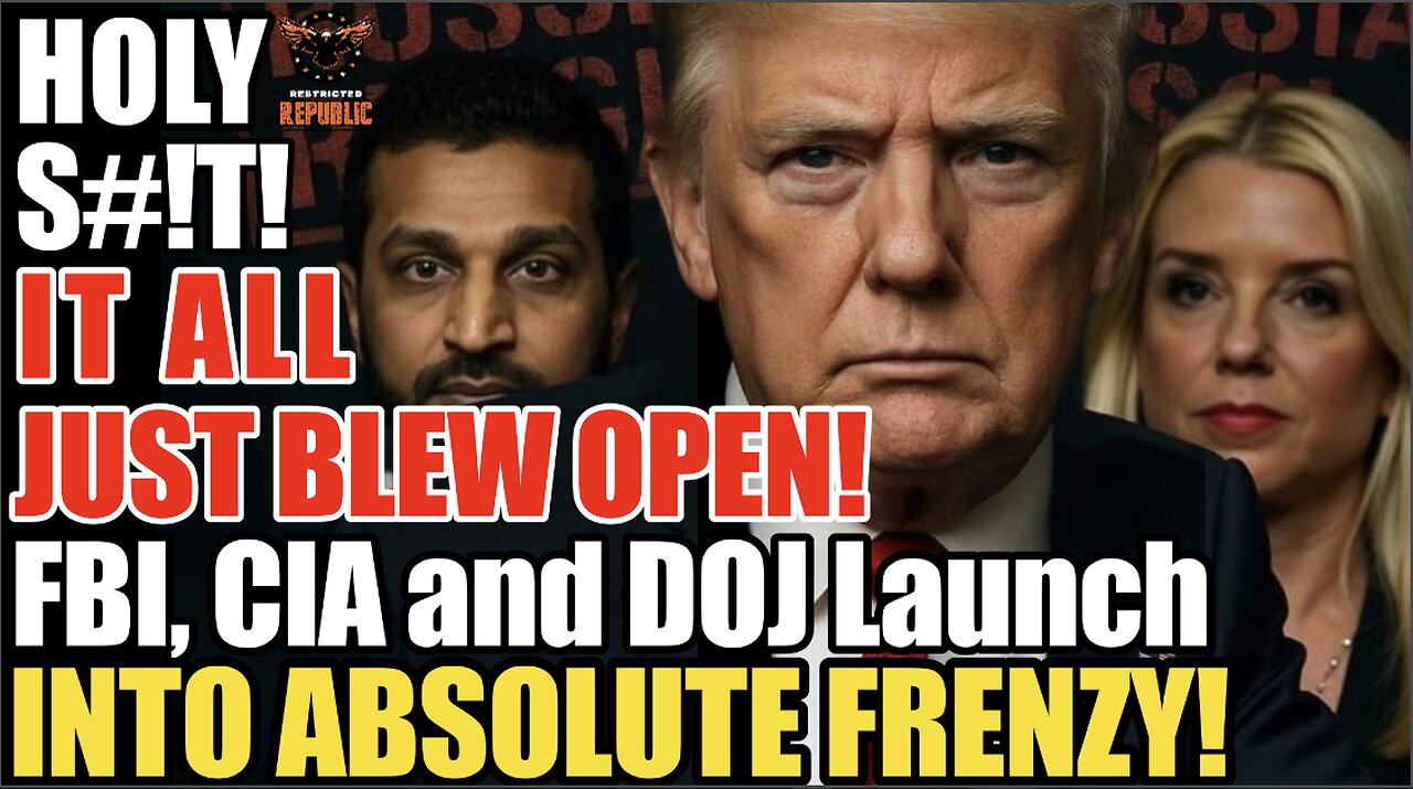 HOLY S#!T! Russia Investigation Just Blew WIDE Open! FBI, CIA and DOJ LAUNCH INTO A FRENZY!