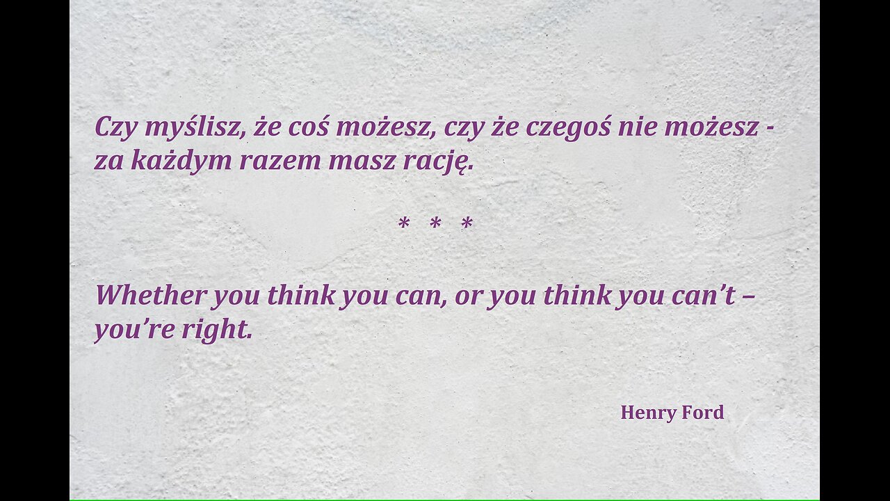 Cytat na dziś / A quote for today