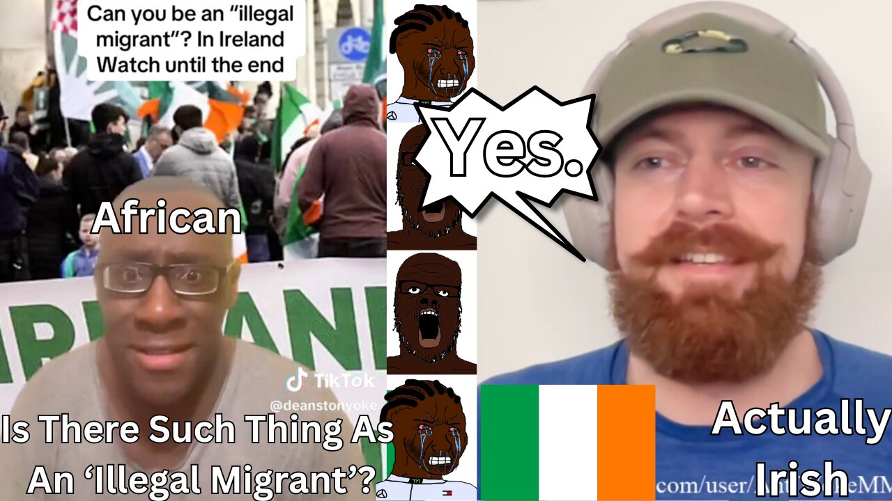 Theres No Such Thing As An Illegal Migrant, Says African. Irishman Reacts.