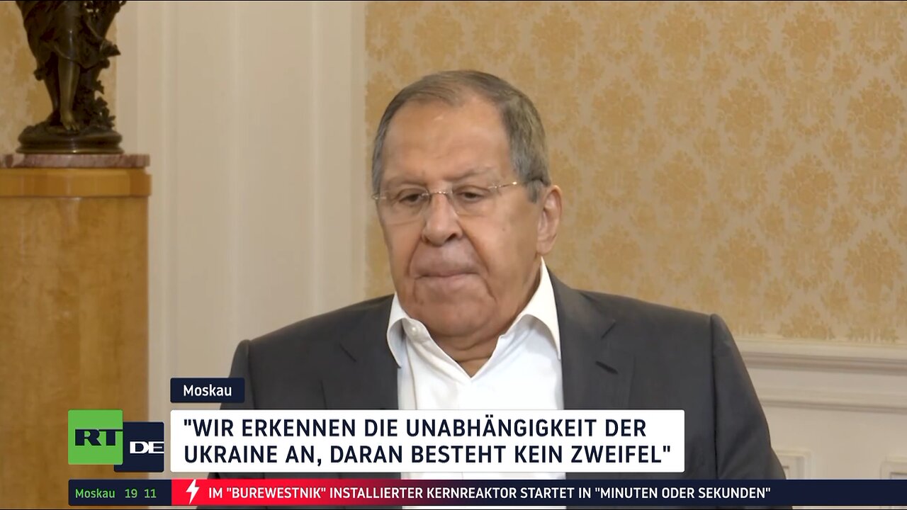 Lawrow im Interview: Westen singt das selbe Lied bis heute