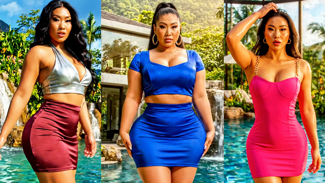 Try On Haul | Nature House Of Luxe ๐ Asian Girls ๐น Gorgeous Curvy Girls Elegant Fashion Woman ๐ฅ