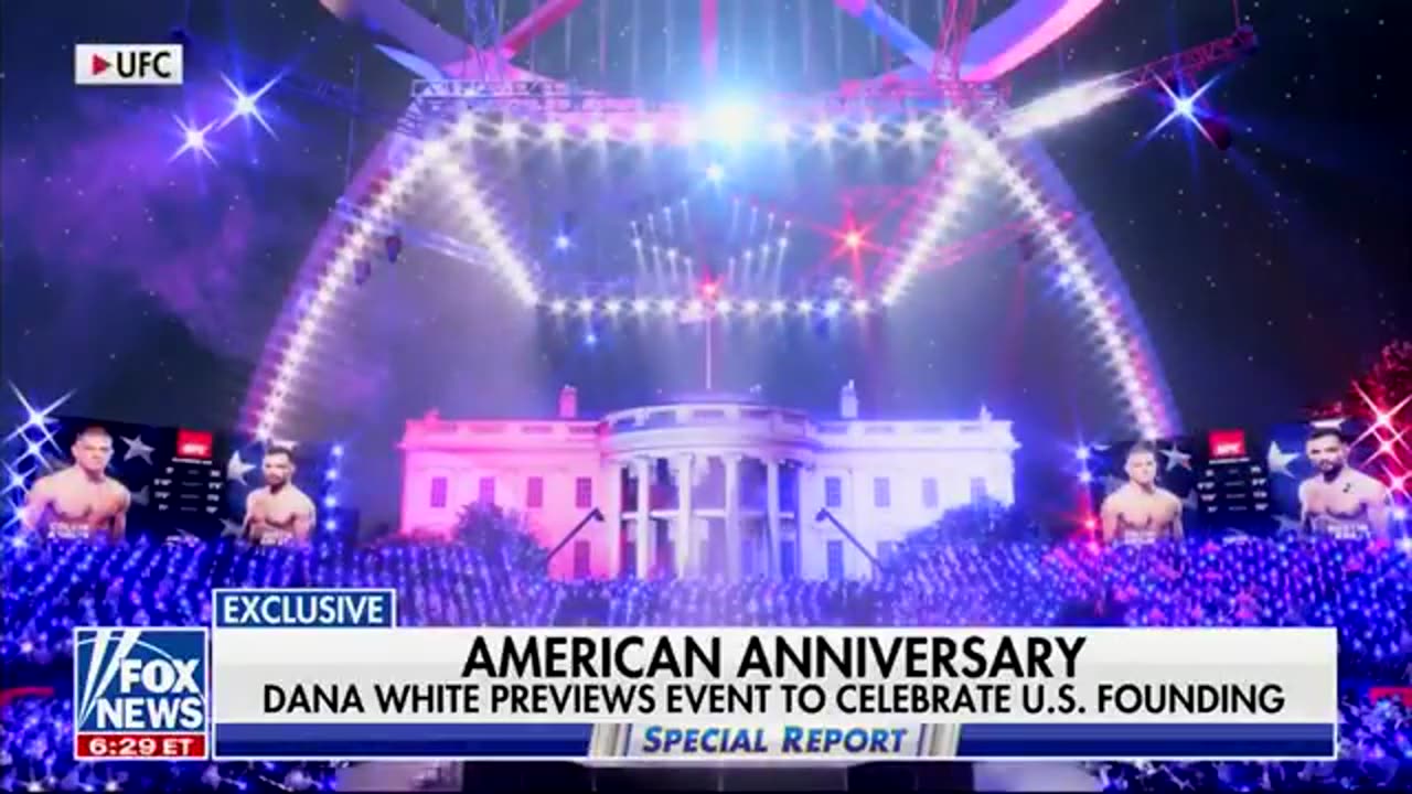 Dana White - UFC at the White House Mockup is AMAZING!