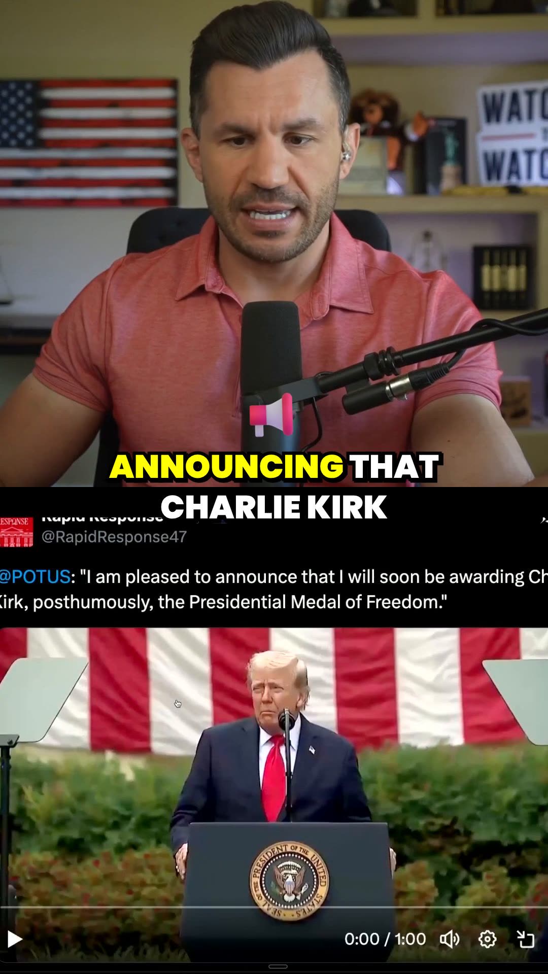 Trump HONORS Charlie Kirk With Medal of Freedom