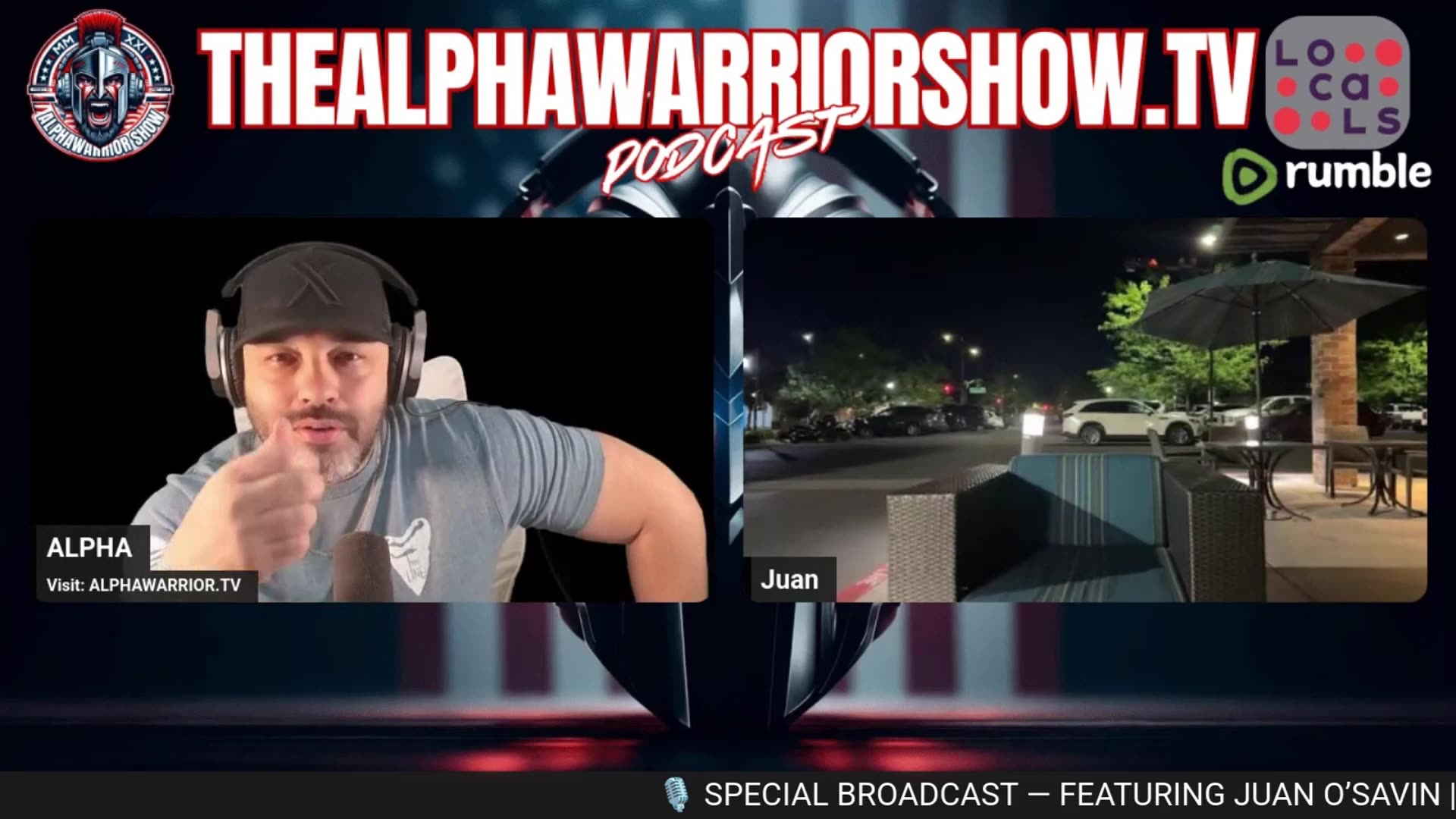 SPECIAL BROADCAST - JUAN OSAVIN - JULY 13TH 2025 AlphaWarrior Show