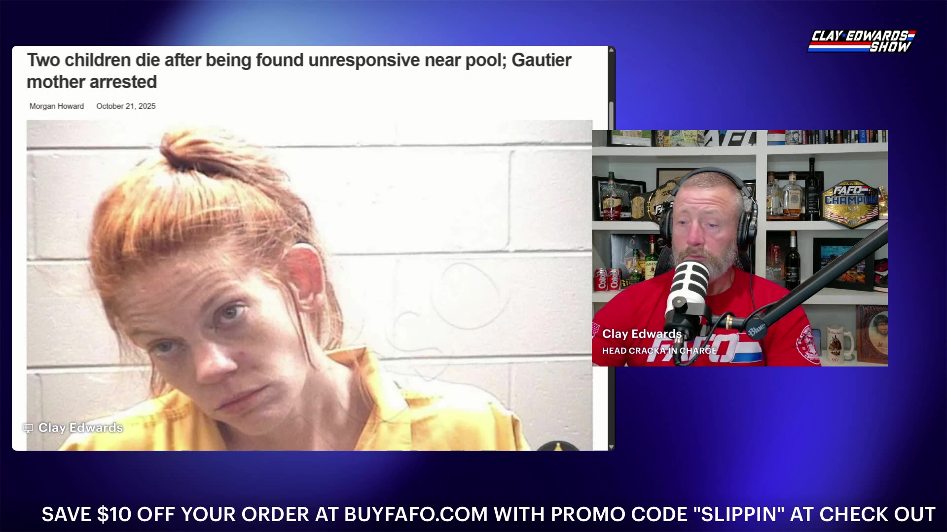 BREAKING - Two young Mississippi children found unresponsive & dead near pool; mom arrested w/ DRUGS