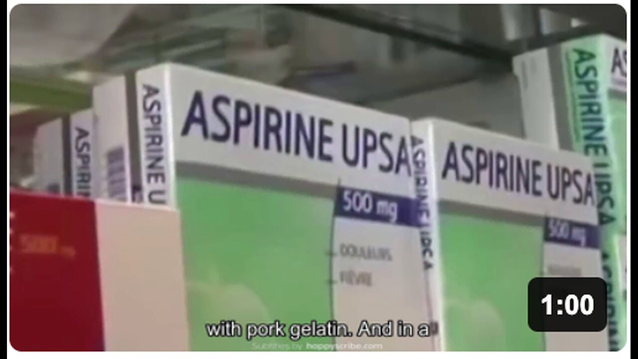 Pork Exposed in Pharmaceutical Medicine and Cosmetics