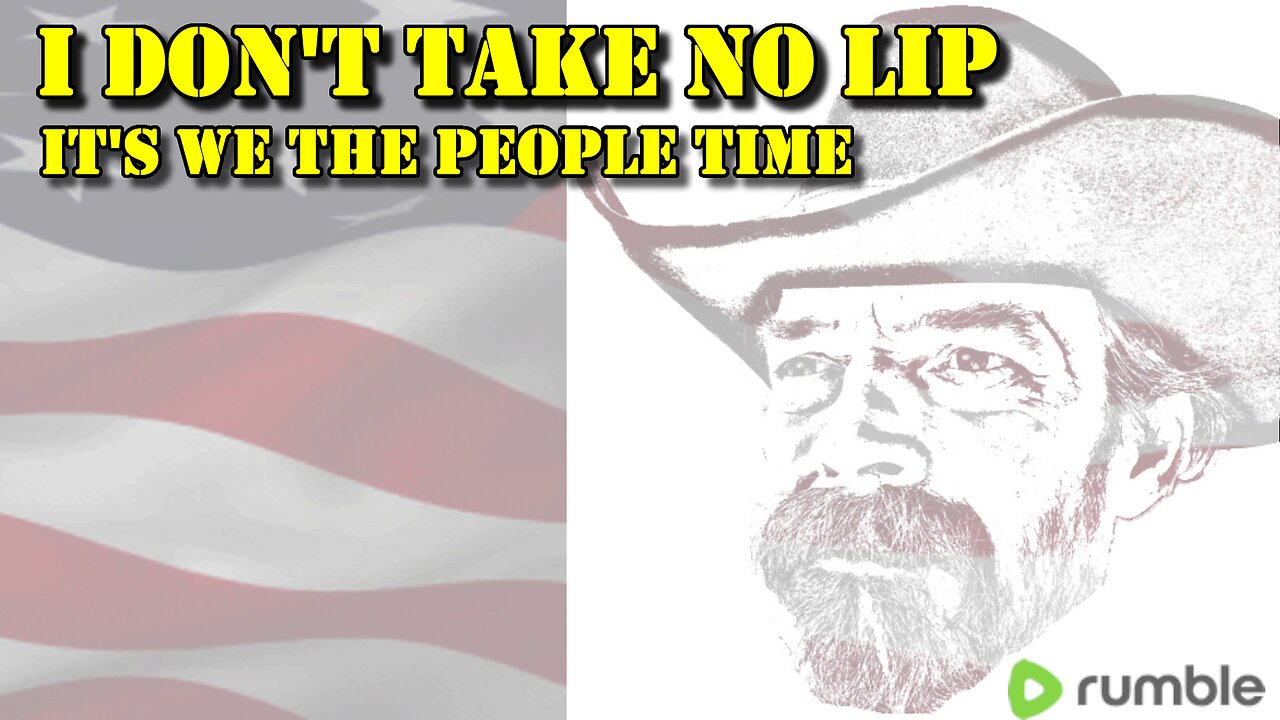 ITS ABOUT WE THE PEOPLE - DONT TAKE SHIT