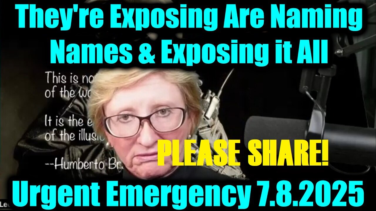 Dr. Lee Merritt Urgent Emergency 7.8.25 - Theyre Exposing Are Naming Names & Exposing it All!