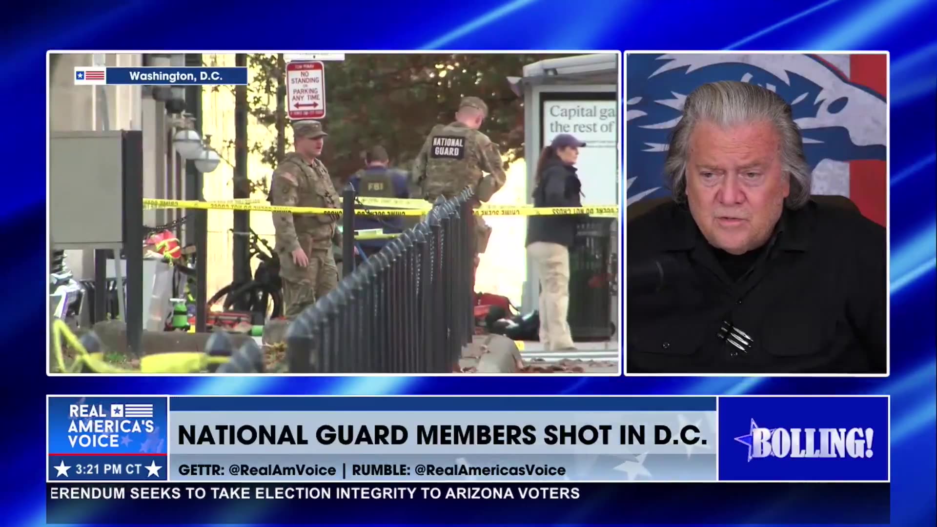 LOCKDOWN IN D.C. AFTER GUARDSMEN SHOT