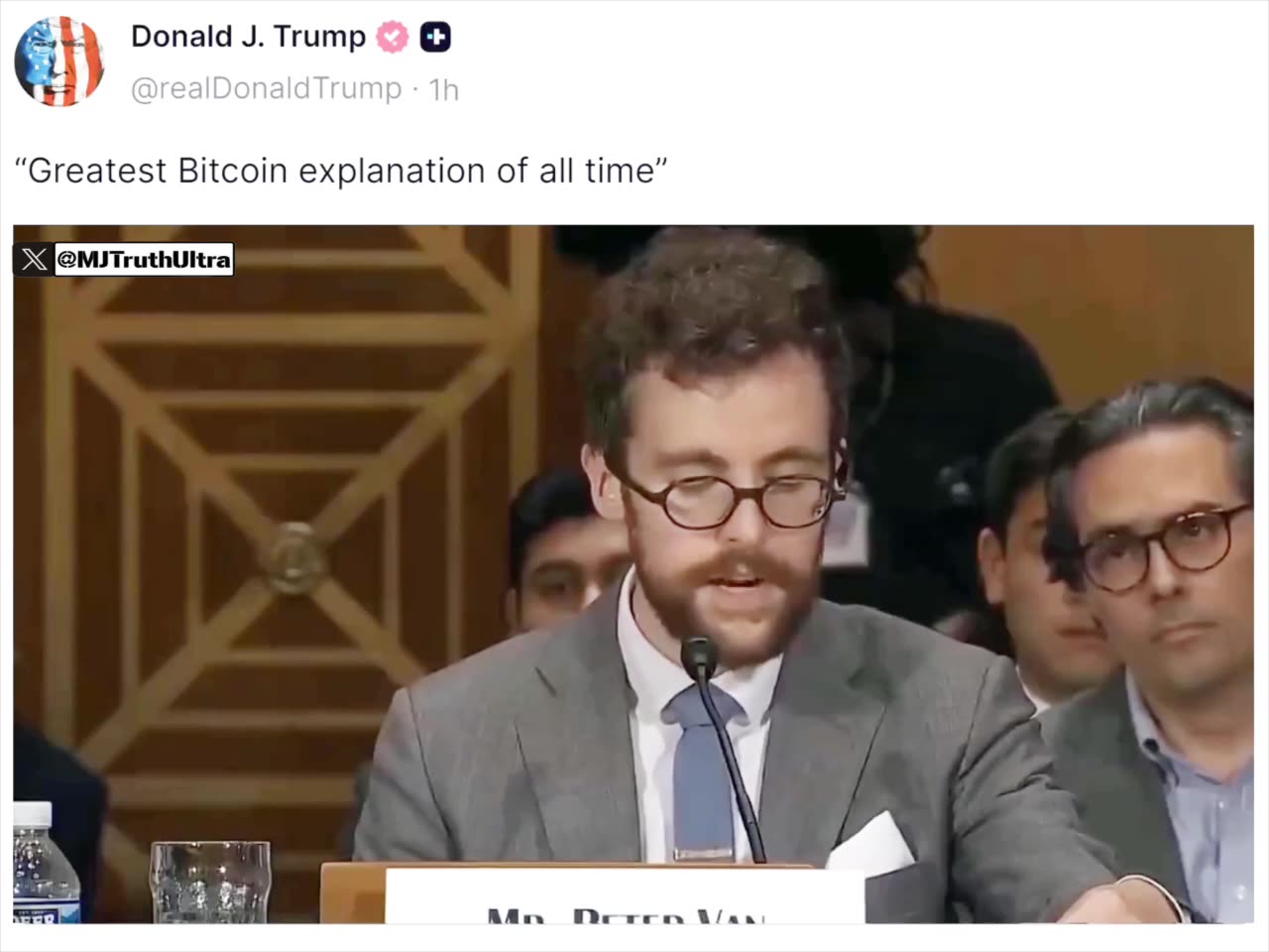 Trump shares “The Greatest Bitcoin Explanation in History”