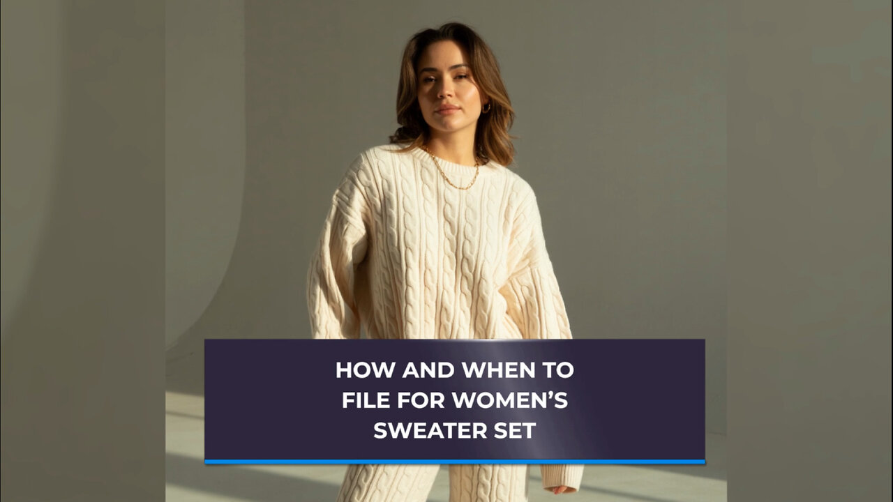 How And When To File ISF For Womens Sweater Set