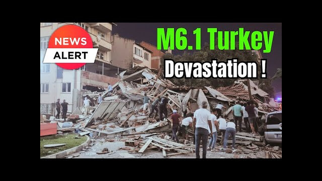 JUST HAPPENED ! Aftershocks Incoming ! Terrible Strong and Shallow Earthquake strikes Western Turkey