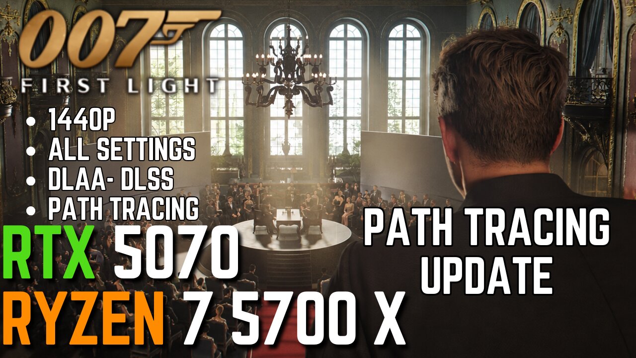 Path Trceing 007 First Light Path Tracing Update on RTX 5070 Ryzen 7 5700X