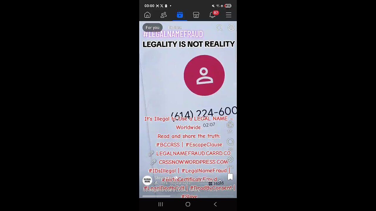 Name fraud ?