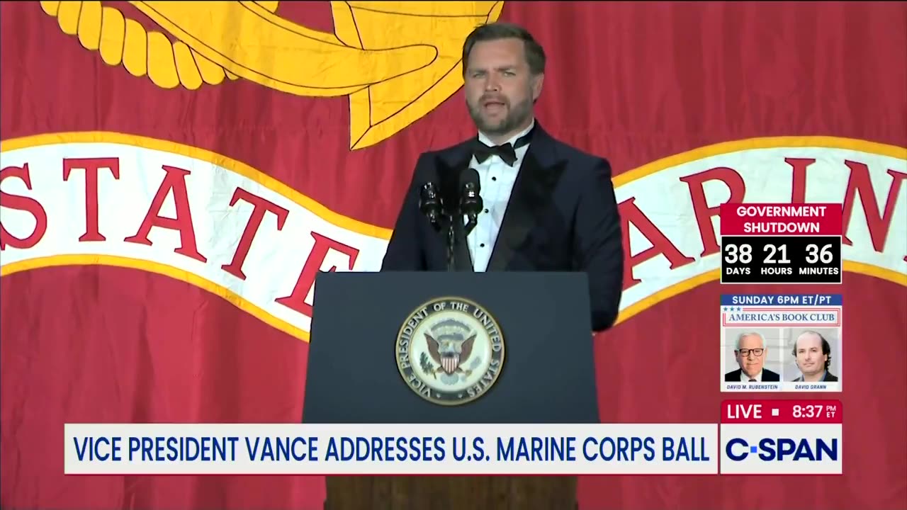🔥JD Vance at the Marine 250 celebration on war-fighting technology