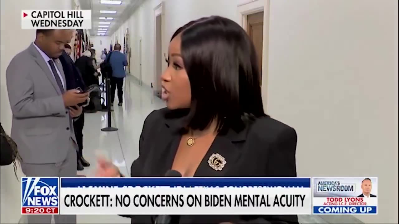 Jasmine Crockett Says She Never had a Concern About Bidens Mental Acuity