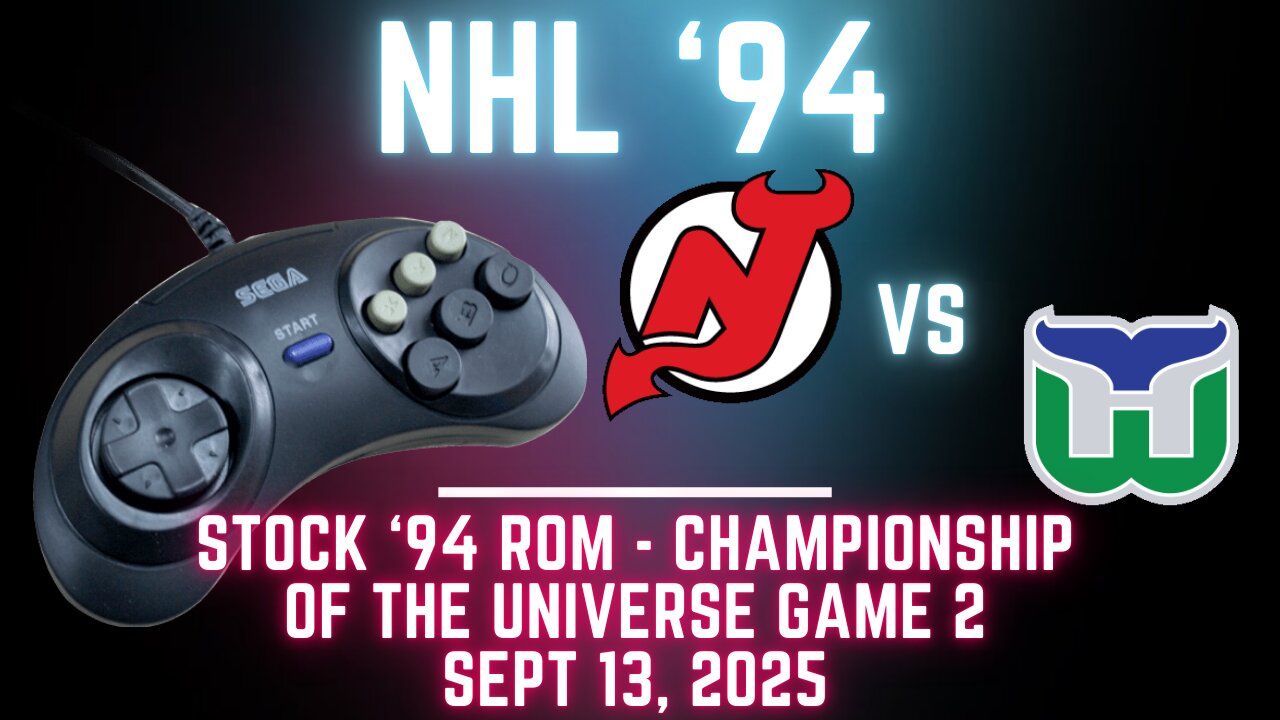 NHL 94 Championship of the Universe Game 2: Rangers at Stars {Genesis}