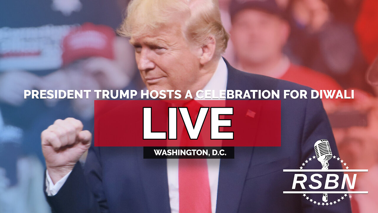 LIVE REPLAY: President Trump Hosts a Celebration for Diwali - 10/21/25