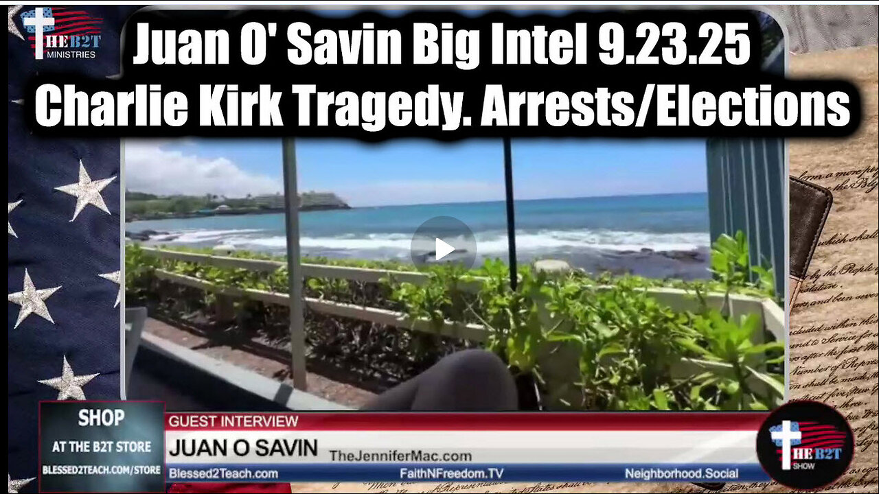 Big Intel 9.23.25 - Charlie Kirk Tragedy. Arrests/ Elections -ICYMI