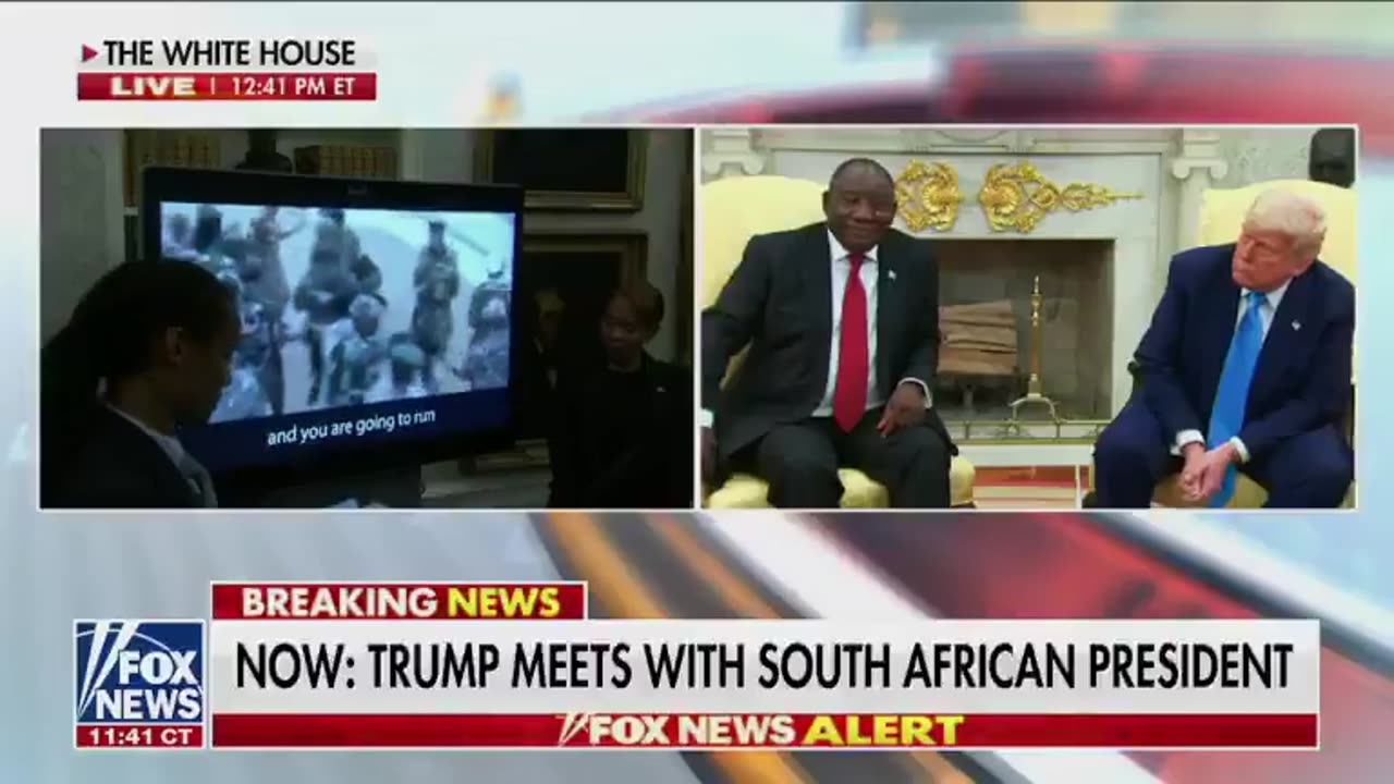 South African president denies White Genocide and Land Grabs | Trump: Roll the video! 🗣️💬