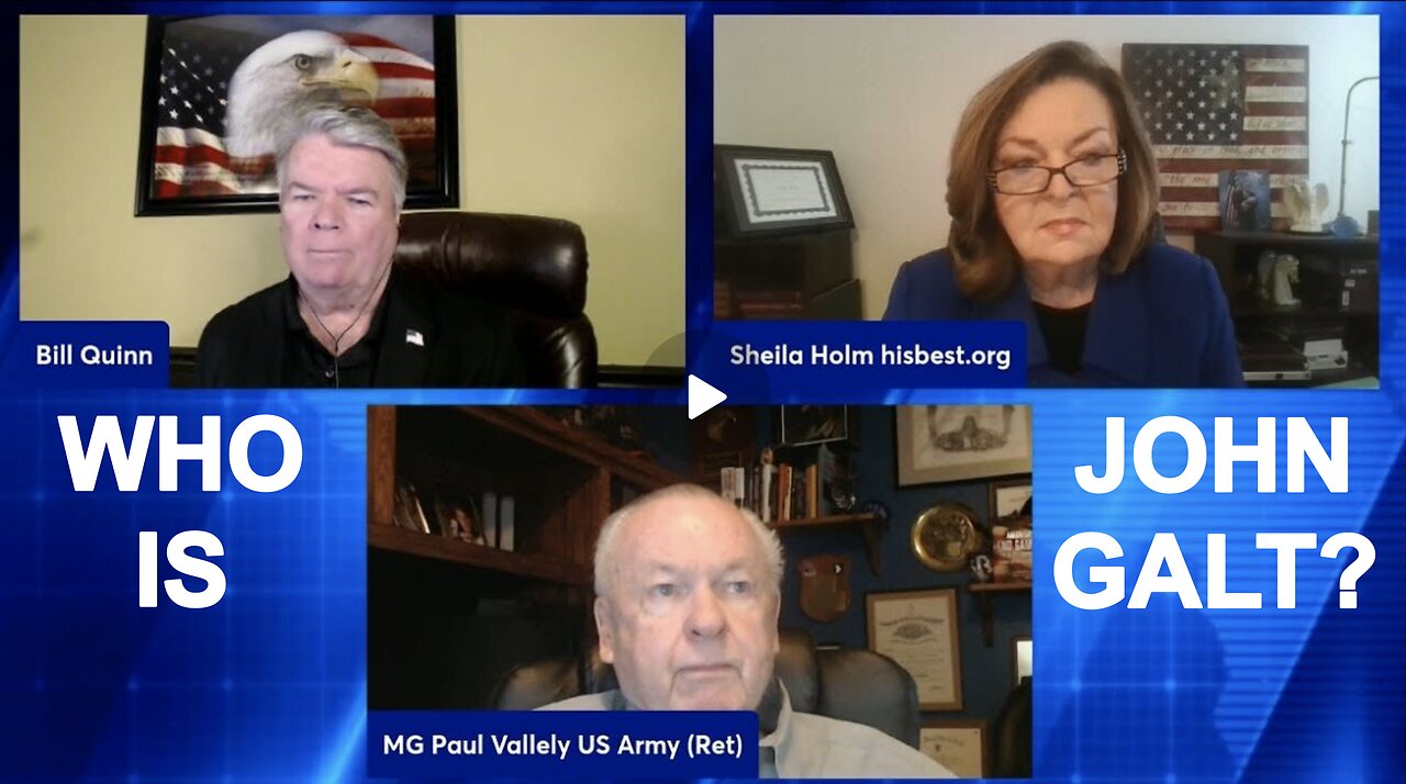 BILL QUINN W/ General Paul Vallely, Sheila Holm Request 4 Pardon of Innocence. WHO IS JOHN GALT?