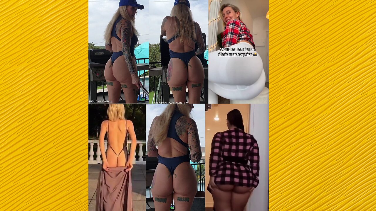 Ass compilation - Big bank tiktok challenge ❤️‍ClipchampGirls 2025