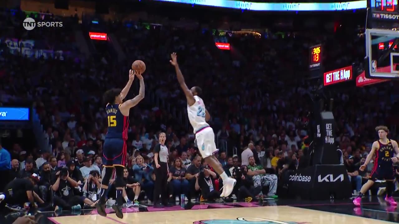 NBA Look at the ground Andrew Wiggins covered on this close-out block ๐ฒ