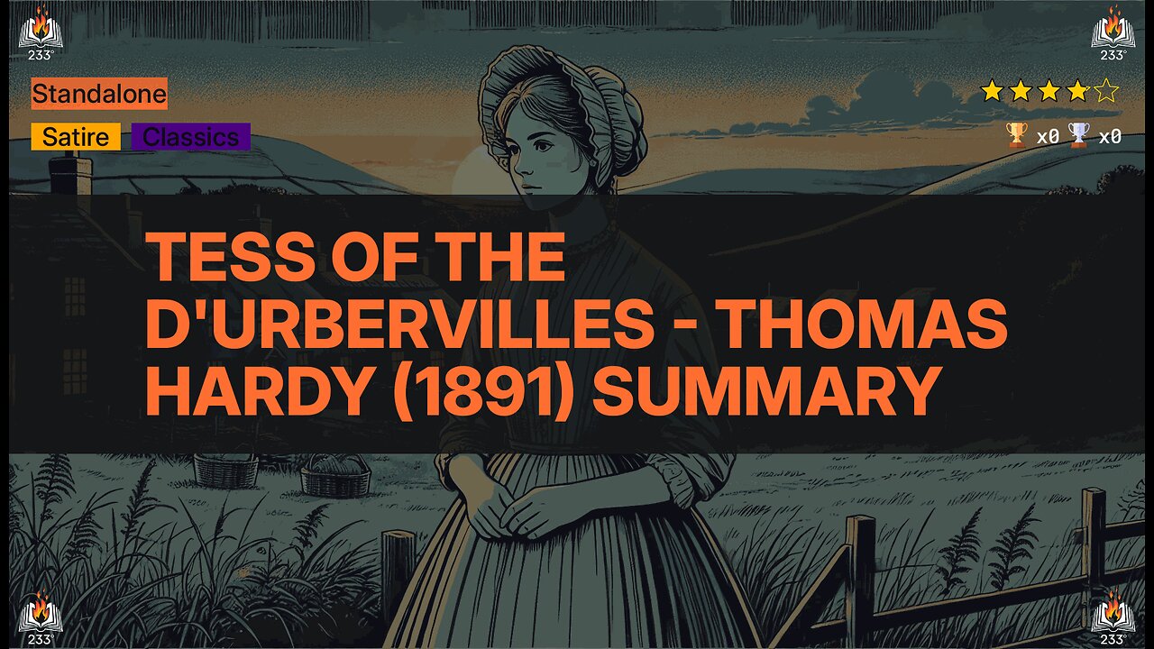 Tess of the dUrbervilles - Thomas Hardy (1891) Summary