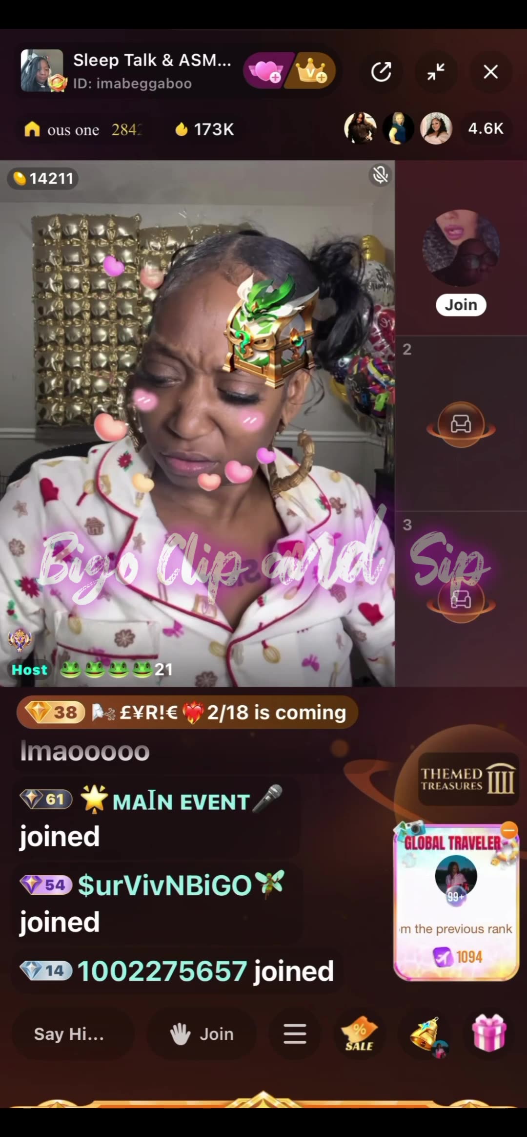 21 live during private bigo content house cast call 11/5/25 #bigoclipandsip