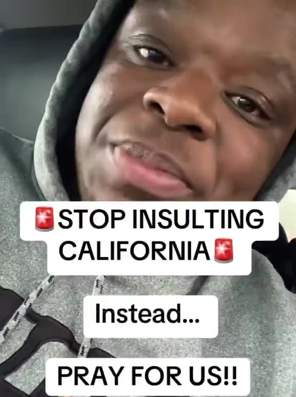 California is being held captive. Pray for us