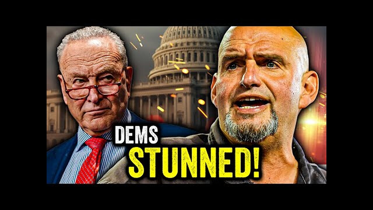 John Fetterman LEAVES The Democrat Party LIVE ON STAGE!!!
