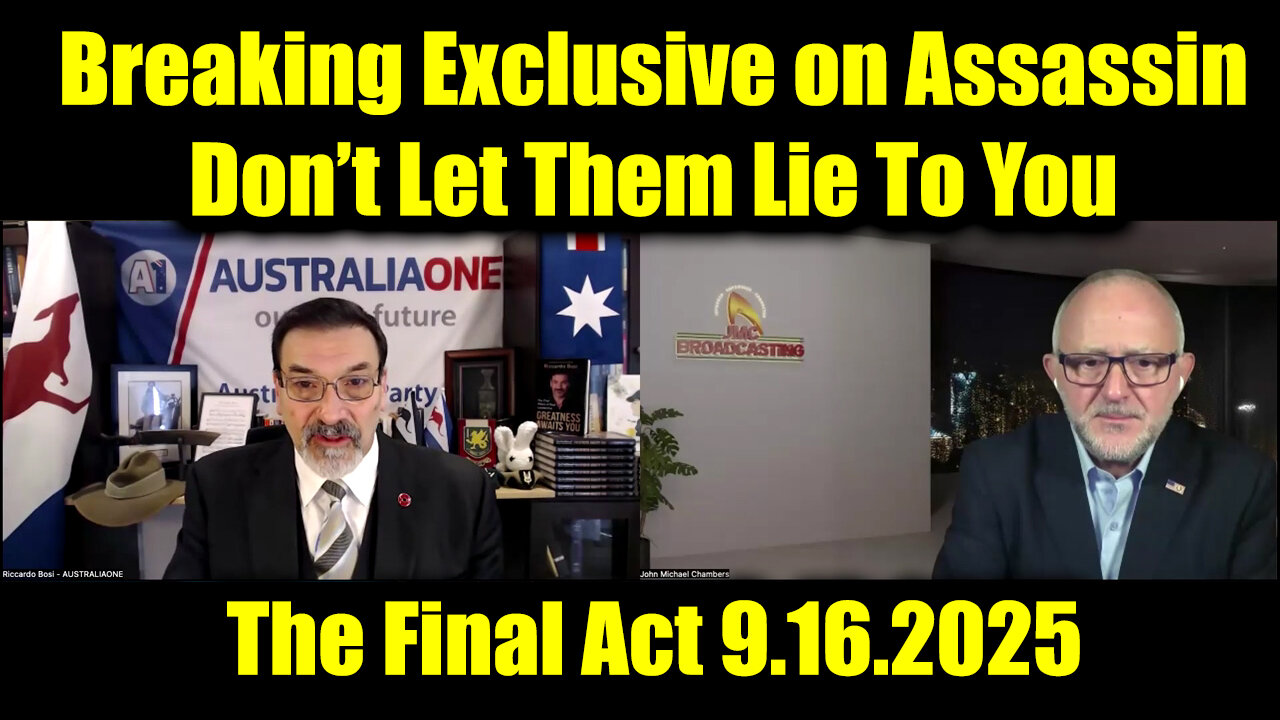 Breaking Exclusive On Assassin 9.16.25, Don’t Let Them Lie To You
