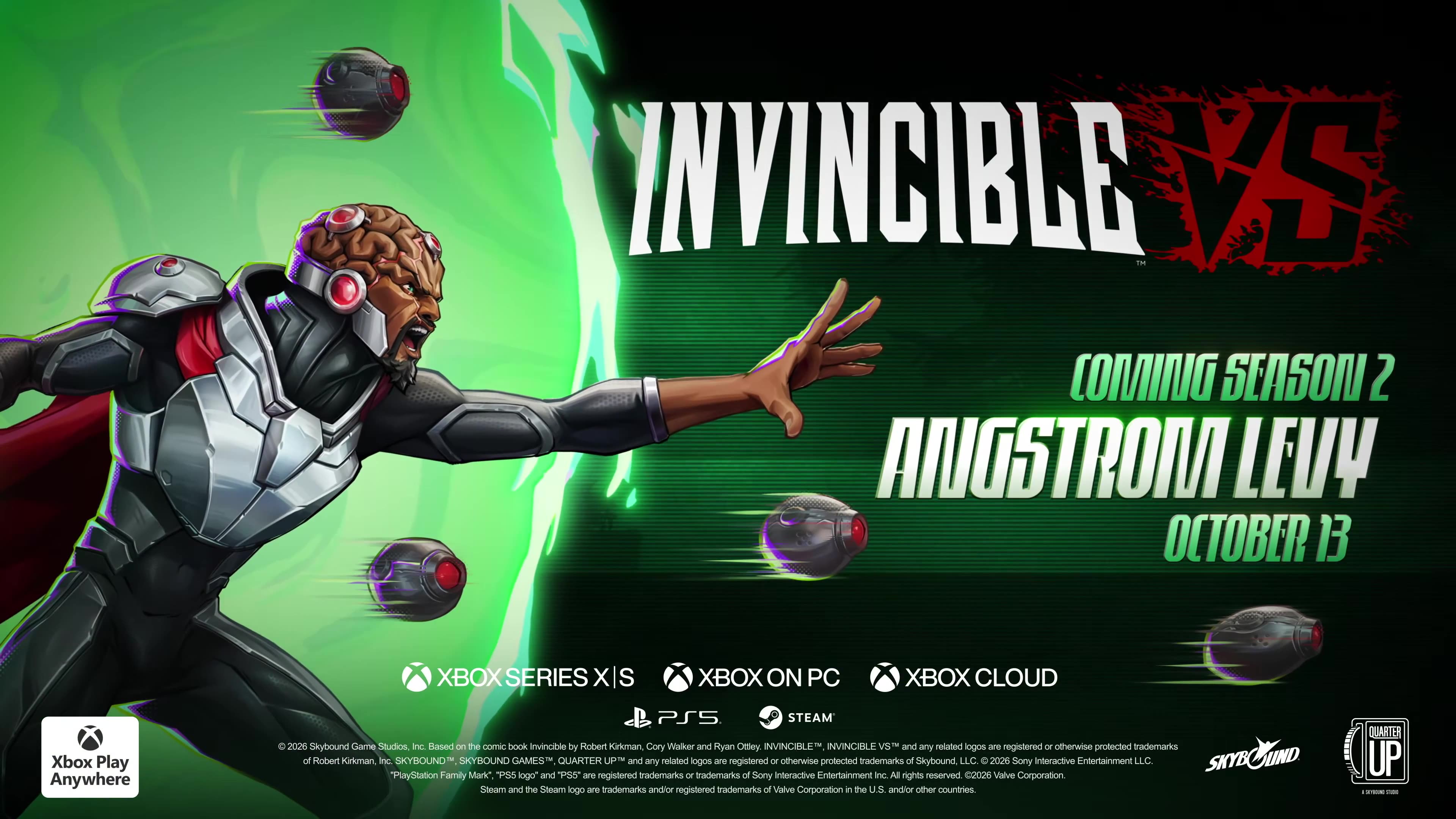 Invincible VS | Angstrom Levy | Gameplay Trailer