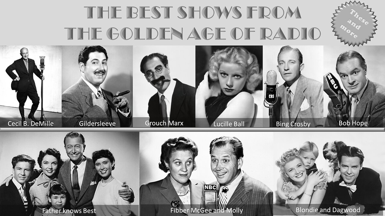 #24 🎙️ Golden Age Radio Comedy & Drama Showcase – Stars, Laughter, and Americana!