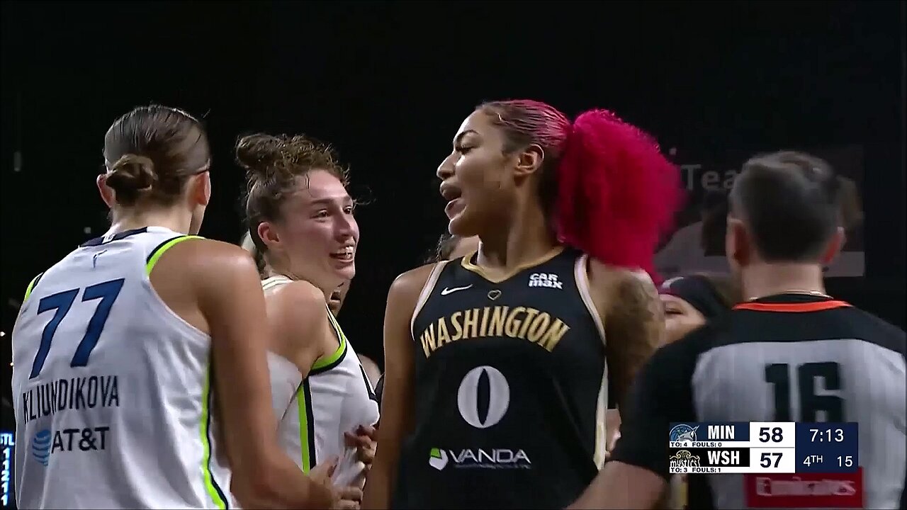 👀 DOUBLE TECHS, Shakira Austin & Jessica Shepard | WNBA womens basketball
